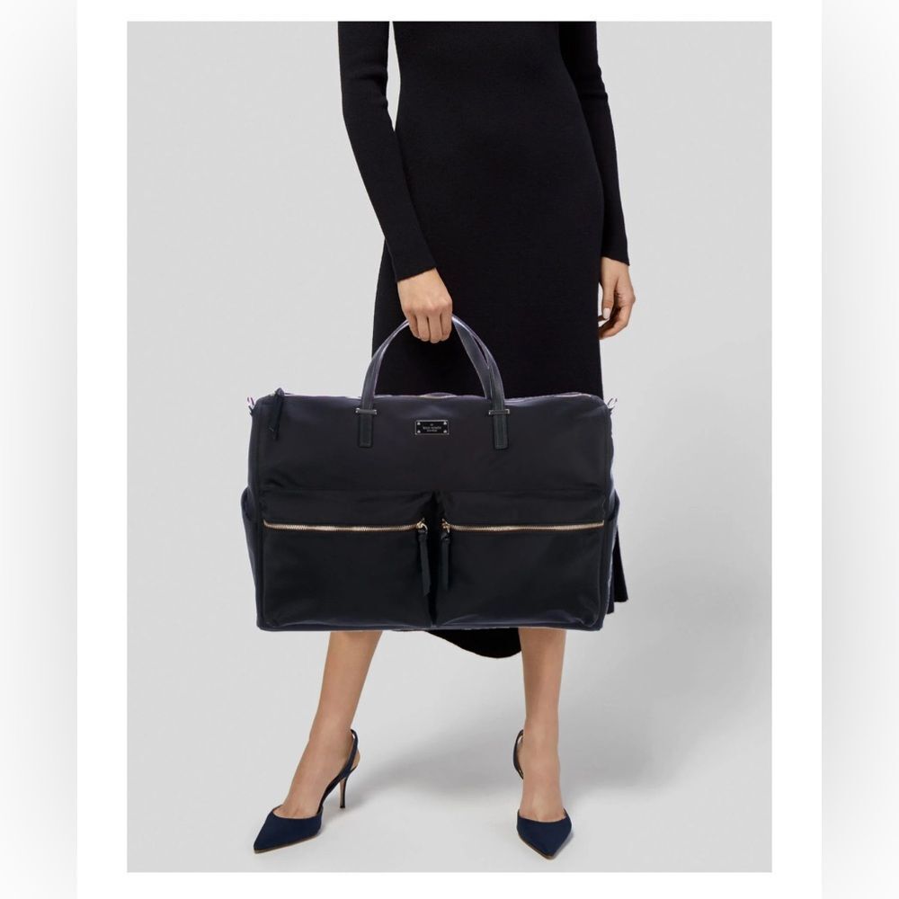 Kate Spade Wilson Road Carmella Black Nylon X-Large Weekender